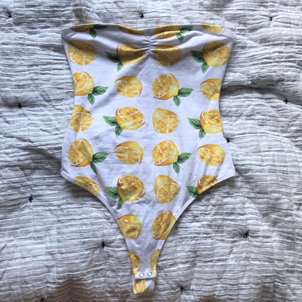 Forever 21 strapless bodysuit